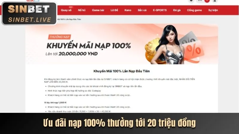 Thưởng nạp lại hàng ngày tại DA83